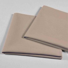 Serviette SIGNATURE PLUS, coloris GINGEMBRE, 100% polyester "toucher coton", 205g/m², 57x57 cm