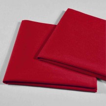 Serviette SIGNATURE PLUS, coloris CAPUCINE, 100% polyester "toucher coton", 205g/m², 57x57 cm