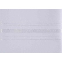 Serviette SIGNATURE LIGNE, coloris BLANC, 100% polyester, 205g/m², 56x46 cm