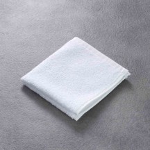 Carré invité éponge, blanc, 100% coton, 400 g/m² , 30x30 cm