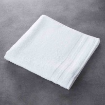 Drap de Bain BE ECO, blanc, 80% coton 20% polyester, 450g/m², 70x140cm