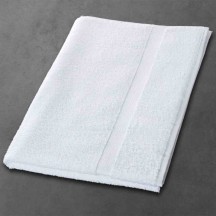 Maxi Drap de bain LUXE, blanc, 100% coton, 500 g/m², 100x150 cm