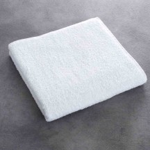 Serviette de bain OLYMPE, blanc, 100% coton, 550g/m², 50x100cm