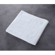 Drap de bain CHEVRON, blanc, 100% coton, 340 g/m², 70x140 cm