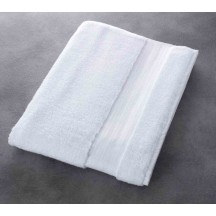 Maxi drap de bain RIVIERA, blanc, 100% coton, 500 g/m², 100x150 cm